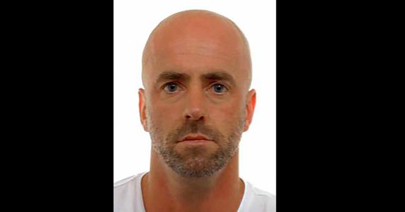 In this photo provided by the Belgian Federal Police on Wednesday, May 19, 2021, an undated photo of Jurgen Conings. Authorities in Belgium are searching a second day for an armed man who is on a terr ...