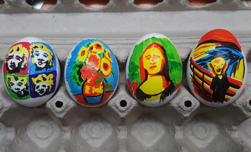 Oster Eiermalen Easter Eggs