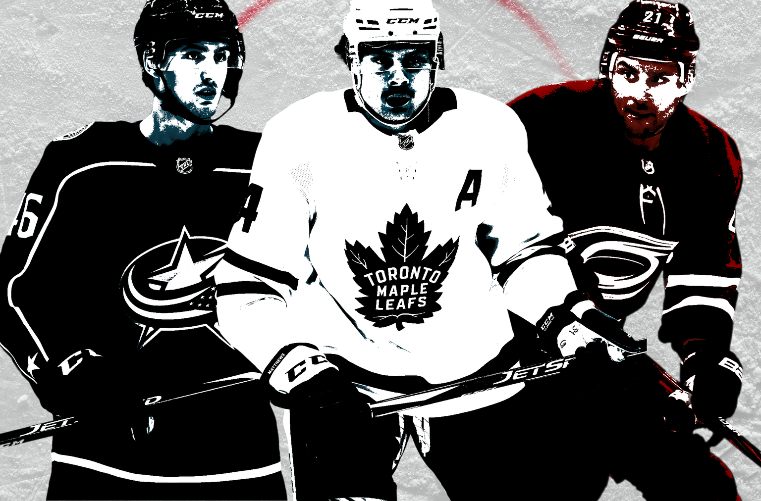 Dean Kukan, Auston Matthews und Nino Niederreiter kämpfen mit ihren Teams um den Einzug in die NHL-Playoffs.