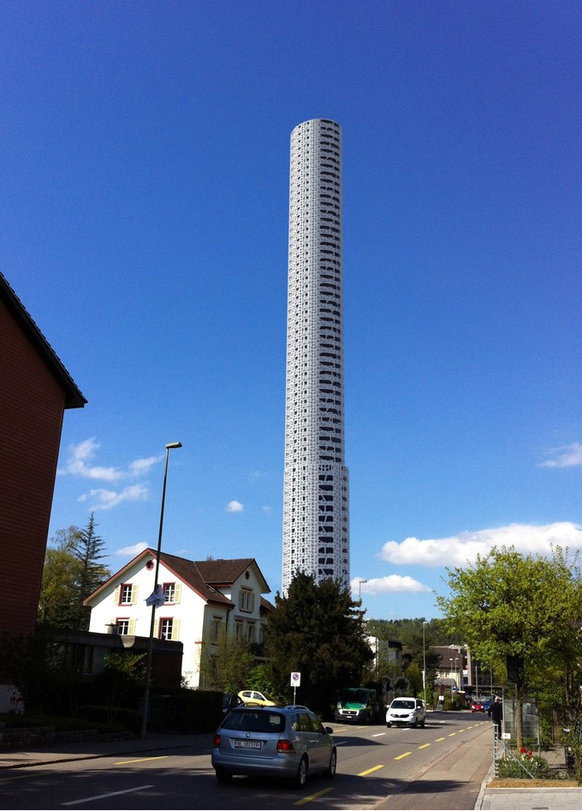 Nadel Liestal Hochhaus Projekt Bild: DieTurbine