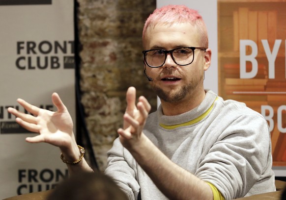 Chris Wylie, from Canada, who once worked for the UK-based political consulting firm Cambridge Analytica, gives a talk entitled &quot;The Most Important Whistleblower Since Snowden: The Mind Behind Ca ...