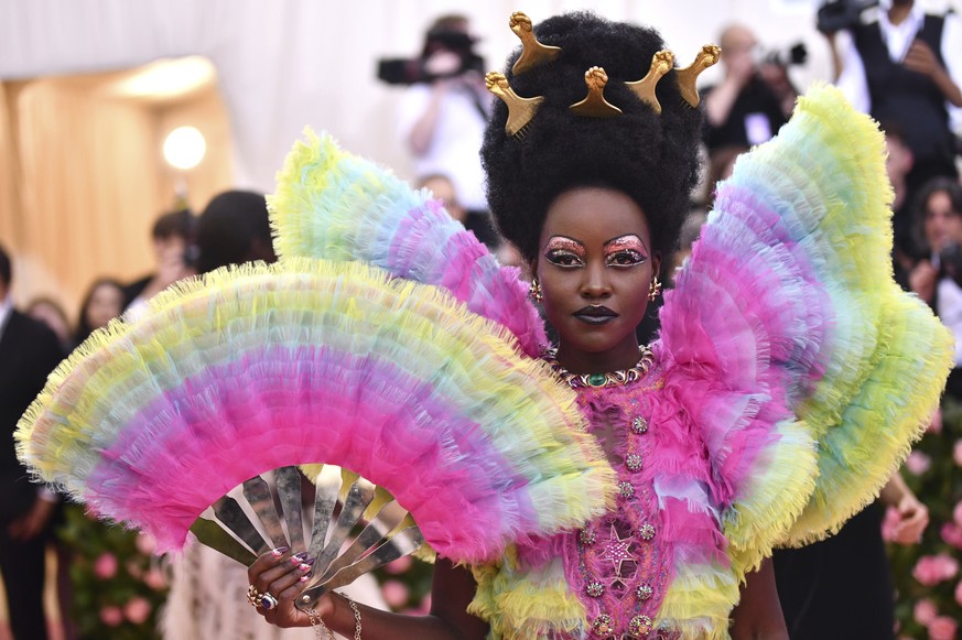Lupita Nyong&#039;o attends The Metropolitan Museum of Art&#039;s Costume Institute benefit gala celebrating the opening of the &quot;Camp: Notes on Fashion&quot; exhibition on Monday, May 6, 2019, in ...