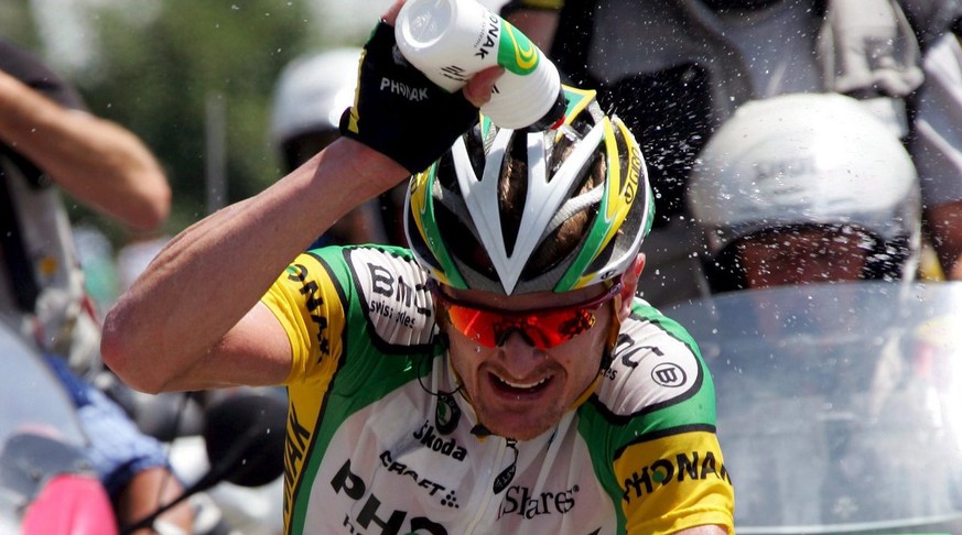 US Floyd Landis (Phonak Hearing Systems team) rides during the seventeenth stage of the Tour de France 2006 from Saint-Jean-de-Maurienne to Morzine France, Thursday 20 July 2006. The seventeenth stage ...
