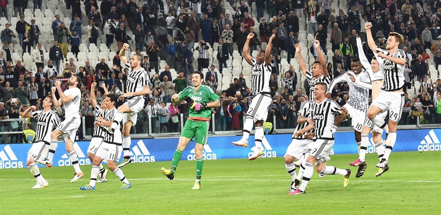 Juventus übt schon mal für die baldige Meisterparty.