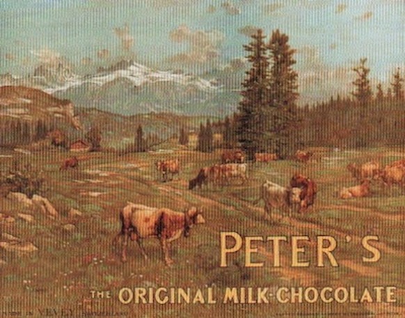 Englischsprachige Reklame für Peter&#039;s Milk
https://www.c-spot.com/atlas/historical-timeline/attachment/peters-milk/