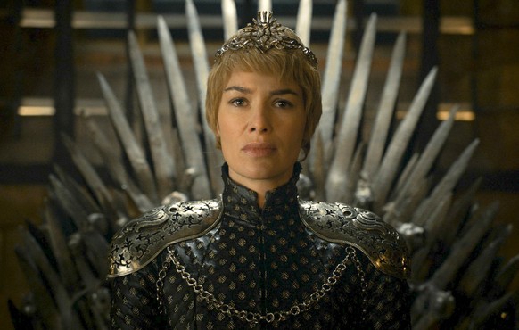 FILE - This file image released by HBO shows Lena Headey as Cersei Lannister in a scene from &quot;Game of Thrones.&quot; In the eagerly-awaited season 7 premiere of HBO’s hit TV series, “Game of Thro ...