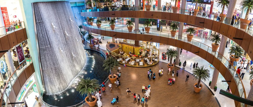 Sieht futuristisch aus, gibt es aber schon: die Dubai Mall.
