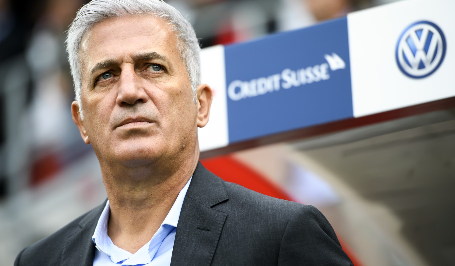 Switzerland&#039;s head coach Vladimir Petkovic, pictured during the UEFA Euro 2020 qualifying Group D soccer match between the Switzerland and Gibraltar, at the Tourbillon Stadium in Sion, Switzerlan ...