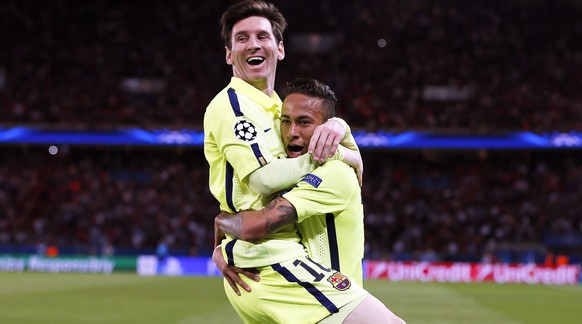 Neymar (rechts): Mag Messi und sagte beim Transfer «Merci».