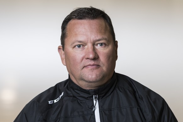 Portrait von SC Bern Assistenztrainer Mikko Haapakoski, am Dienstag, 14. August 2018 vor dem Training in Bern. (KEYSTONE/Alessandro della Valle)