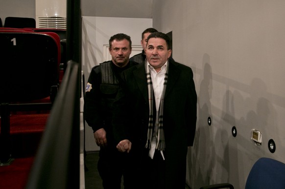 Der mutmassliche Drogenboss&nbsp;Naser Kelmendi im Gericht von Pristina im Kosovo