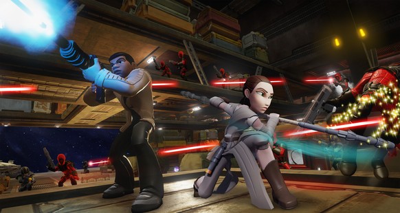 This image provided by Disney Interactive shows a scene from the video game, &quot;Disney Infinity.&quot; It&#039;s the only game where fans can interactively experience the super-secret storyline. (D ...