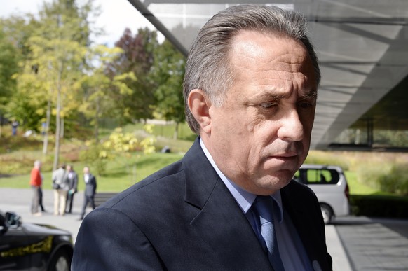 Arrival of Witali Mutko, Russia, Member FIFA Executive Committee, at the FIFA headquarters in Zurich, Switzerland, Thursday, September 24, 2015. The FIFA Executive Committee meeting takes place on 24/ ...
