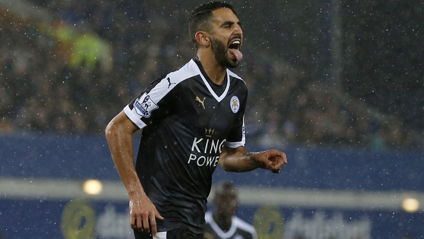 Doppeltorschütze Riyad Mahrez zeigt dem Rest der Liga den Lätsch. Leicester City ist weiter Erster.