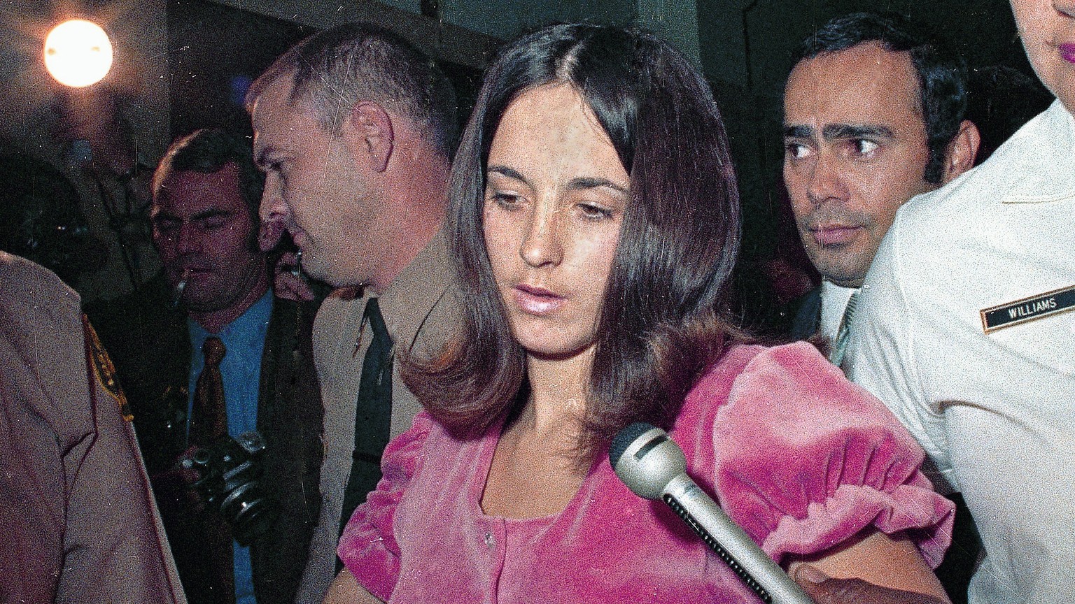 FILE - This 1969 file photo shows Manson Family member Susan Atkins, convicted of the Tate, LaBianca and Hinman murders. A teenage runaway, she met Manson while living in a commune in the Haight-Ashbu ...