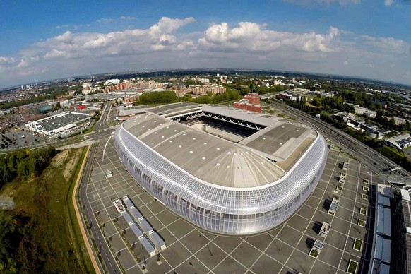 Das nigelnagelneue Stade Pierre-Mauroy des OSC Lille.