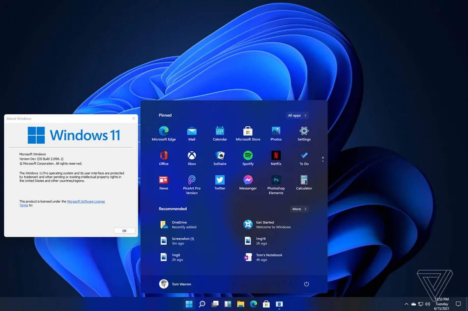 So sieht das neue Windows 11 von Microsoft aus.