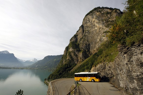 Sinnbild der Postkarten-Schweiz: Das Postauto.