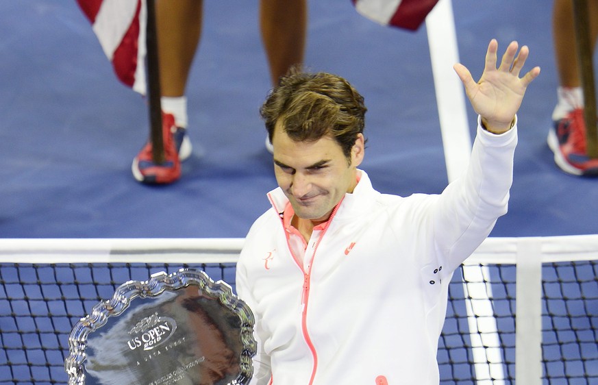 Roger Federer nach dem Spiel.