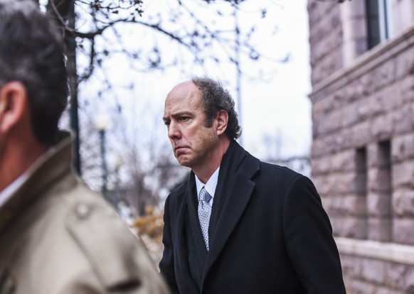 FILE - In this Nov. 26, 2019 file photo, Paul Erickson leaves the federal courthouse, in Sioux Falls, S.D. Erickson, a former conservative operative who was once linked to a Russian agent has been sen ...