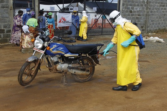 Experten beim Einsatz in Malis Hauptstadt Monrovia.