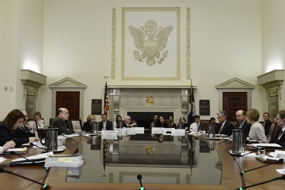 Eine Aufnahme aus dem Hauptsitz der Fed in&nbsp;Washington, D.C.