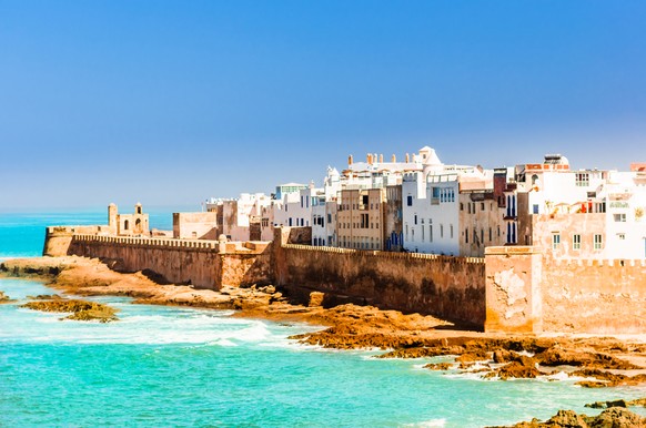 Blick auf Essaouira an der Atlantikküste Marokkos.