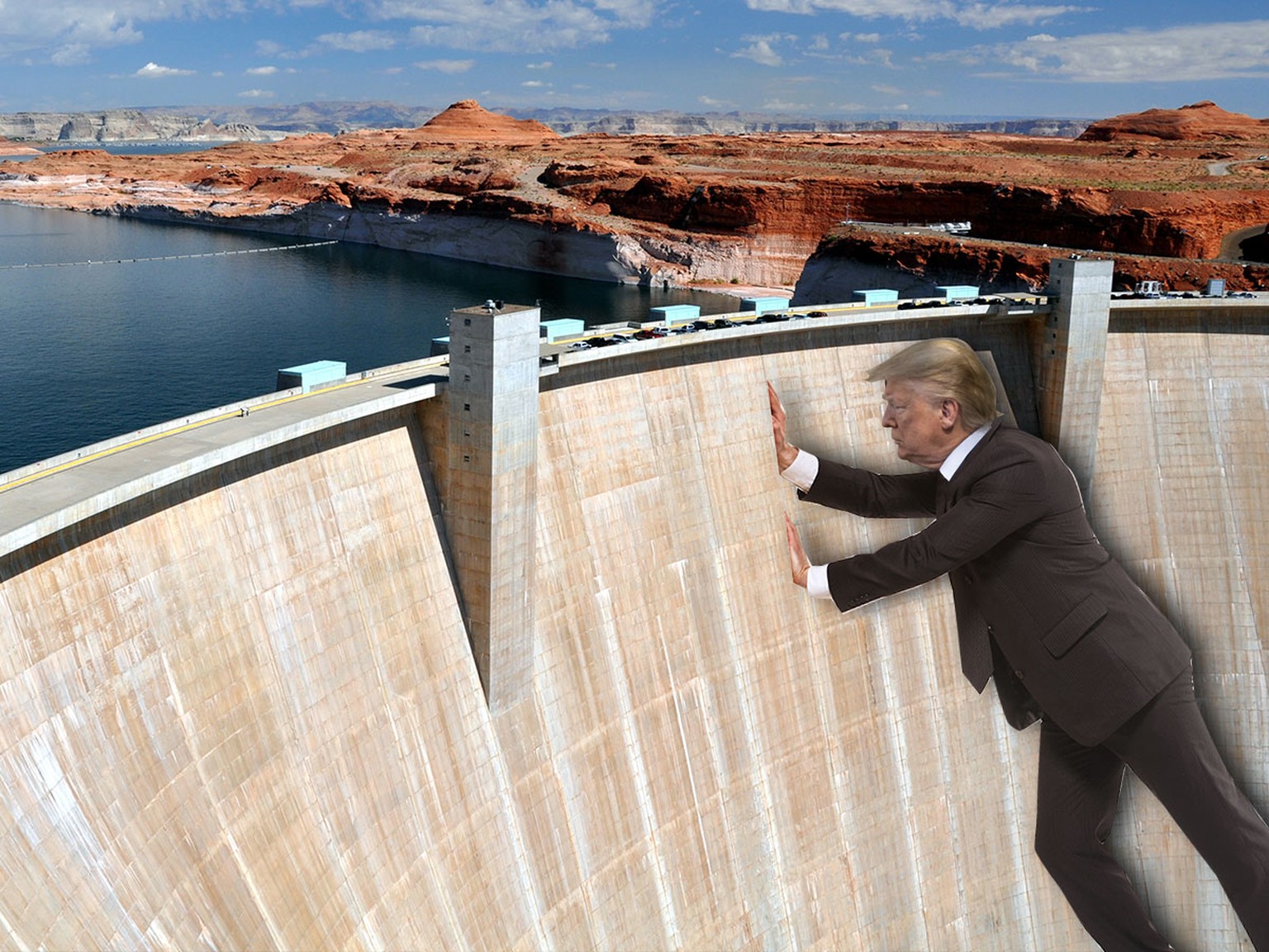 Trump Hoover Dam
