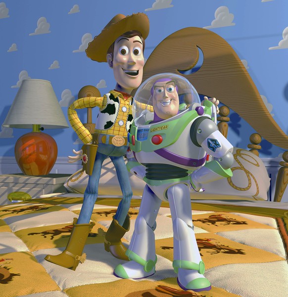 Woody (l.) und Buzz Lightyear.