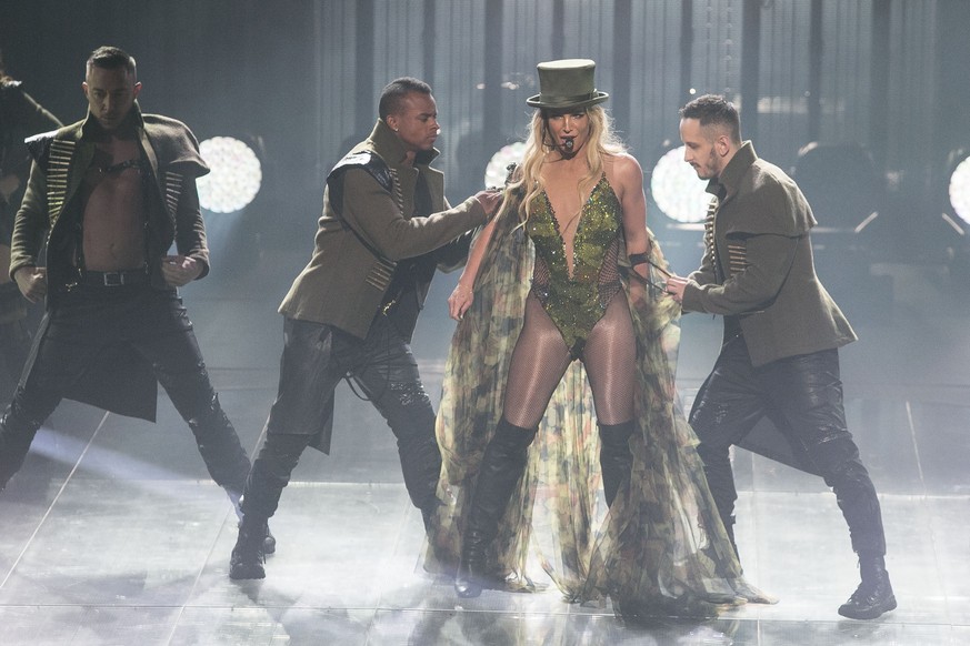 IMAGE DISTRIBUTED FOR APLE MUSIC FESTIVAL 10 - Singer Britney Spears performs as part of the Apple music festival in London Tuesday, September 27, 2016. (Photo by Joel Ryan/Apple Music Festival 10/AP  ...