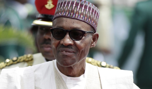 FILE- In this file photo taken Friday, May 29, 2015, Nigerian President elect, Muhammadu Buhari, arrives for his Inauguration at the eagle square in Abuja, Nigeria. The Boko Haram extremist group has  ...