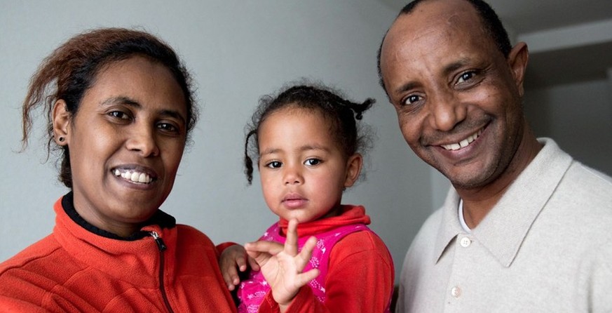 Emebet Gebeyehu und ihr Mann Girum Ketsla sind glücklich, in Deitingen eine neue Heimat gefunden zu haben. Ihre zweijährige Tochter ist in der Schweiz geboren.&nbsp;