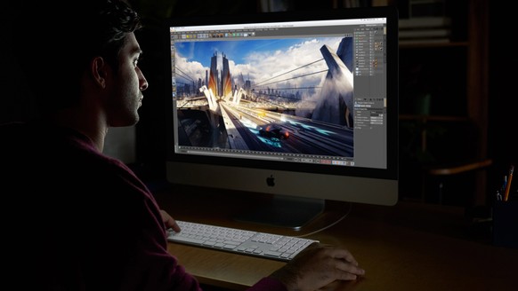 epa06012443 A handout photo made available by APPLE shows Apple&#039;s new iMac Pro which was introduced during the keynote address at the Worldwide Developers Conference at the McEnery Convention Cen ...