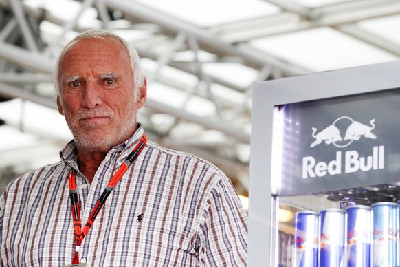 epa04808882 Red Bull CEO Dietrich Mateschitz in the paddock after the second training session for the Formula One Grand Prix of Austria in Spielberg, Austria, 19 June 2015. The 2015 Formula One Grand  ...