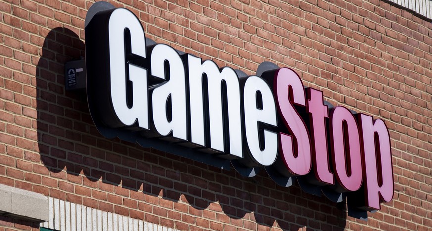 epa08971591 A Game Stop store in Springfield, Virginia, USA, 28 January 2021. The San Francisco-based stock trading app Robinhood has stopped allowing users to buy Game Stop, along with several other  ...
