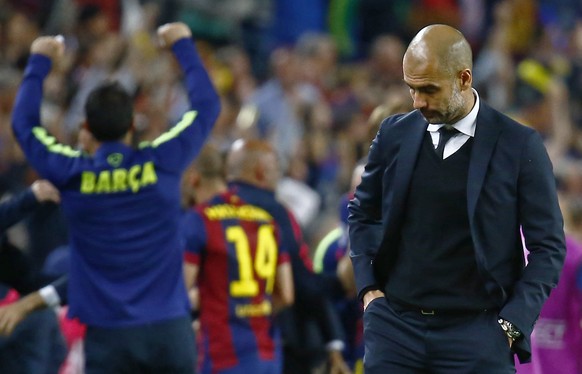 Hat sich seine Rückkehr nach Barcelona sicherlich anders vorgestellt: Bayern-Trainer Pep Guardiola.