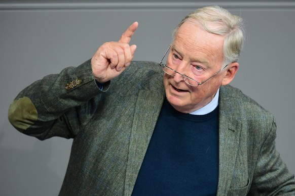 epa08178106 (FILE) - Right-wing Alternative fuer Deutschland party (AfD) faction co-chairman in the German parliament Bundestag Alexander Gauland speaks during the debate &#039;fighting anti-Semitism& ...
