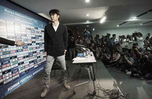 Es gab keinen Beistand von oben für Südkoreas Trainer Myung-Bo Hong.&nbsp;