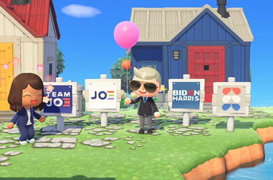 Joe Biden in «Animal Crossing: New Horizons»: Wie frisch er da aussieht.