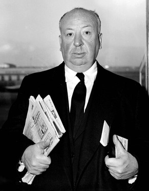Krimi-Altmeister Alfred Hitchcock.