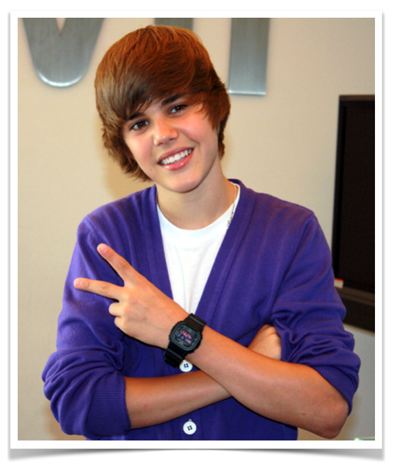 Justin war jung, desorientiert und dachte, er möge violett.