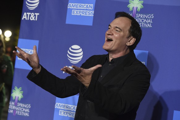 Quentin Tarantino arrives at the 31st annual Palm Springs International Film Festival Awards Gala on Thursday, Jan. 2, 2020, in Palm Springs, Calif. (Photo by Jordan Strauss/Invision/AP)
Quentin Taran ...