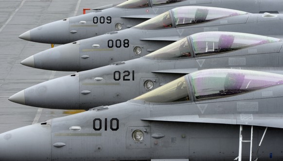 F/A-18 sollen aufgerüstet werden, für geschätzt 500 Millionen Franken.