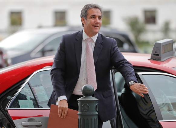FILE - In this Sept. 19, 2017, file photo, Michael Cohen, President Donald Trump&#039;s personal attorney, arrives on Capitol Hill in Washington. For more than a decade, Cohen has served as Trump’s pr ...