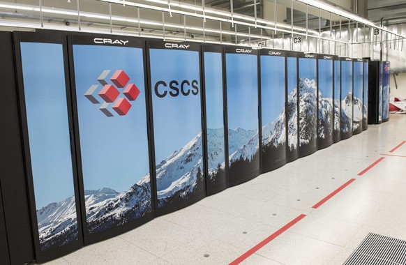 epa04135111 A view of the &#039;Piz Daint&#039; Supercomputer at the Swiss National Supercomputing Centre in Lugano, 21 March 2014. The Swiss National Supercomputing Center (CSCS) announced 21 March t ...