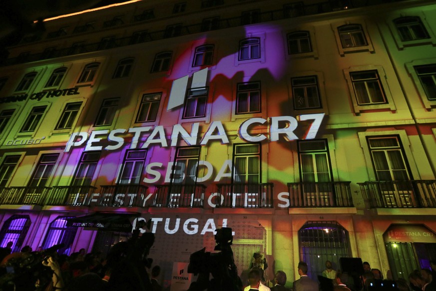 epa05567411 Opening of the second of four Hotels as a partnership between the Pestana Hotel Group and Cristiano Ronaldo, in Lisbon, Portugal, 2 October 2016. The hotel is already operating since Augus ...