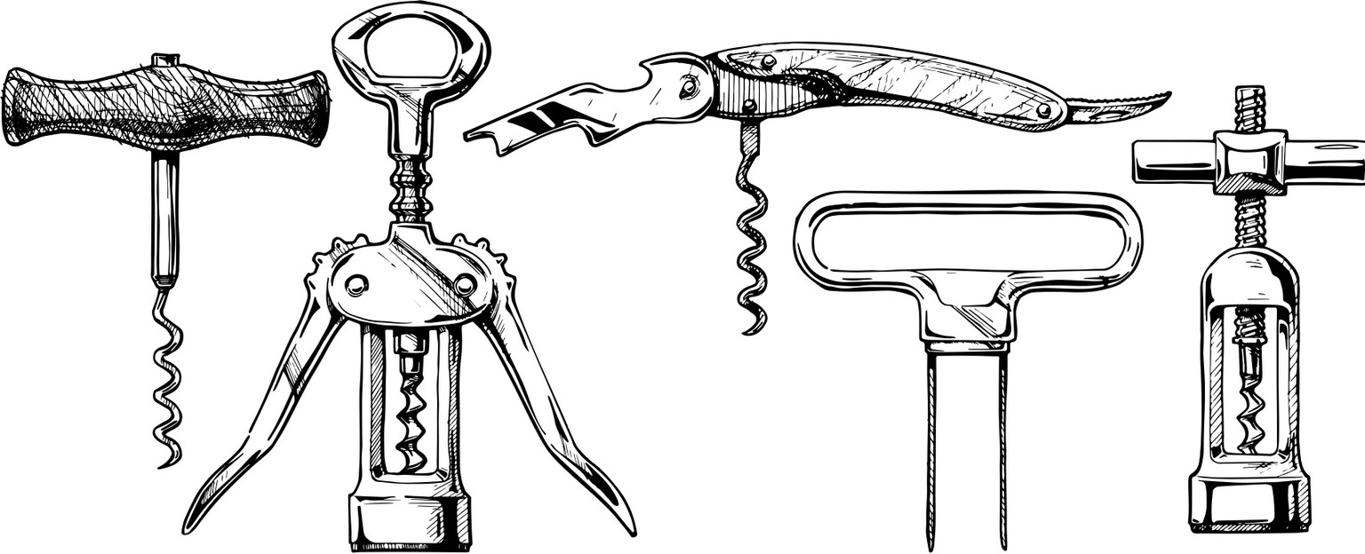 Du brauchst nur einen Korkenzieher, imfall. Aber den richtigen.