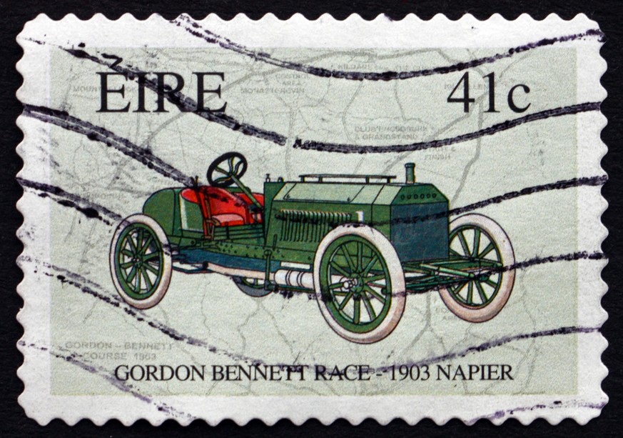 1903 Gordon Bennett Cup napier auto rennen irland motor history