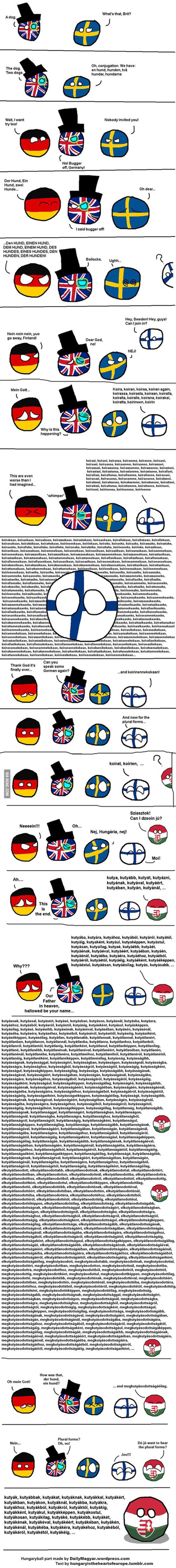 Du glaubst, Deutsch sei kompliziert? Im Ungarischen gibt es satte 27 Fälle (oder mehr).