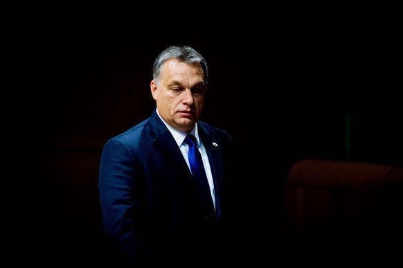Viktor Orban beim Gipfel.